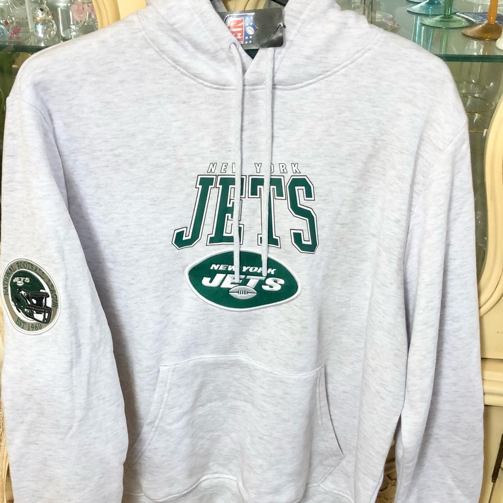 NFL NY Jets Gray Hoodie XL